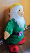 VTG 70s Pepsi Christmas Plush Animal Fair 19&quot; Santas Elf Store Display Stuffed - £45.87 GBP