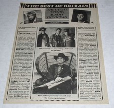 Tiger Beat Star Photo Article Clipping Vintage 1987 The Best Of Britain - £9.40 GBP