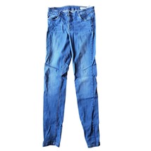 Zara TRF Denim Jeans 6 Womens Mid Rise Blue Medium Wash Skinny Leg Bottoms - £14.62 GBP