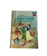 Snow White and the Seven Dwarfs Grolier 1994 Hardcover Book Disney Vinta... - $11.99