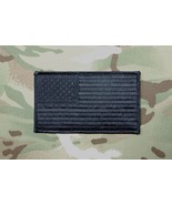 Blackout Large 3&quot; x 5&quot; American Flag Patch USA SWAT Ghost Murdered Out A... - $12.95