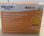 Equate Vitamin C Orange Flavor Fizzy Drink 1000mg 30 Packets - £9.95 GBP