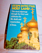 Factory Sealed VHS-Steps Into The Holy Land-60 Minutes Long - $17.15