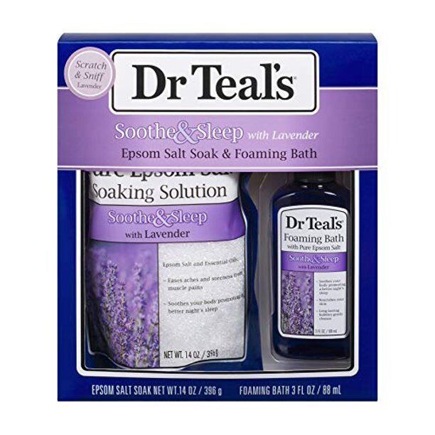 Dr Teal's Soothe & Sleep With Lavender Epsom Salt & Foaming Bath Oil Sampler - $22.76