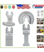 4 Pcs Silver Diamond Blades for Oscillating Tools - Grout &amp; Cleaning Sol... - $37.18 CAD
