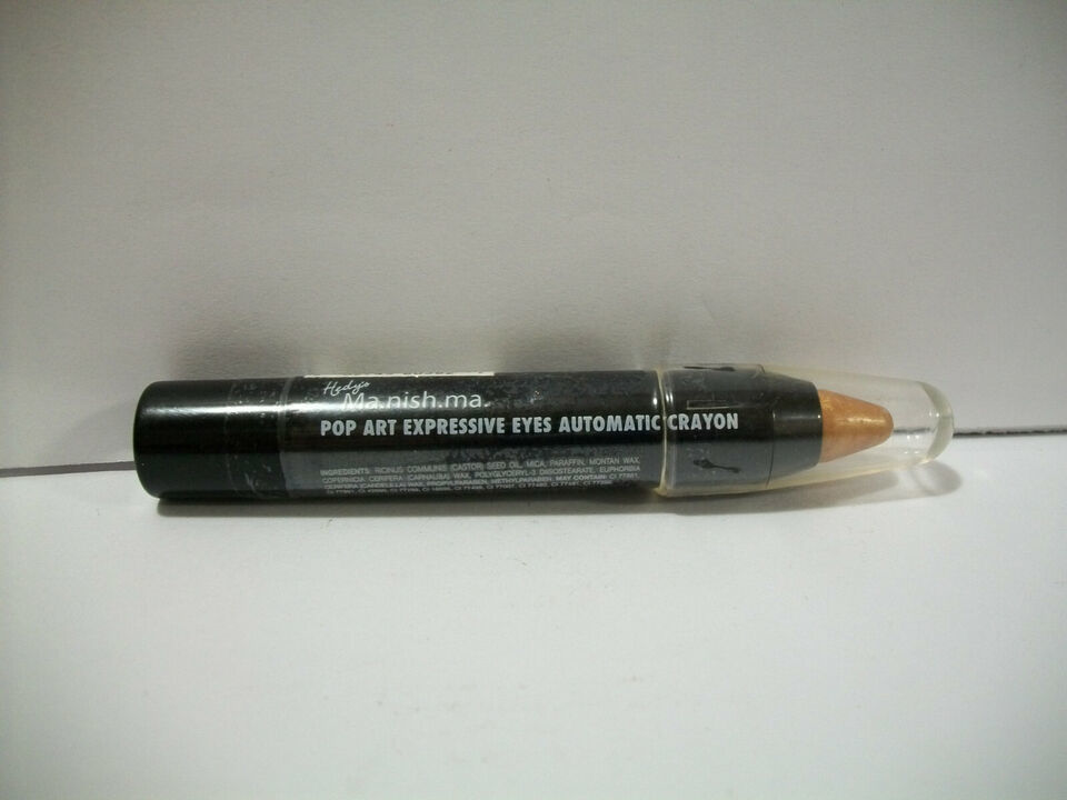 Hedy&#39;s Ma.nish.ma Pop Art Expressive Eyes Automatic Crayon Copper Pearl - $5.73