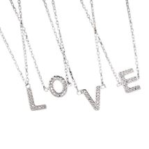 Fashion Personalized Alphabet Necklace - High Quality Sterling Silver Ic... - £25.86 GBP