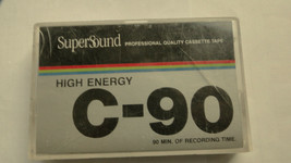 Vintage SuperSound C90 High Energy Audio Cassette  - $6.70