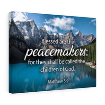  Peacemakers Matthew 5:9 Christian Home Decor Bible Art Unframed - £67.61 GBP+