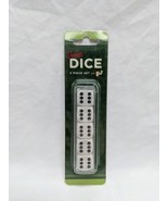 Go Games Deluxe 5 Piece Black And White Dice Set - $165.19 MXN