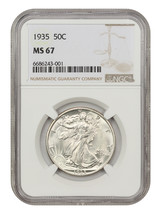 1935 50C Ngc MS67 - £1,596.28 GBP