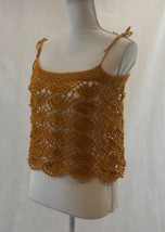 Blue Top/Crochet/Sleeveless/Summer, shirt - $34.65