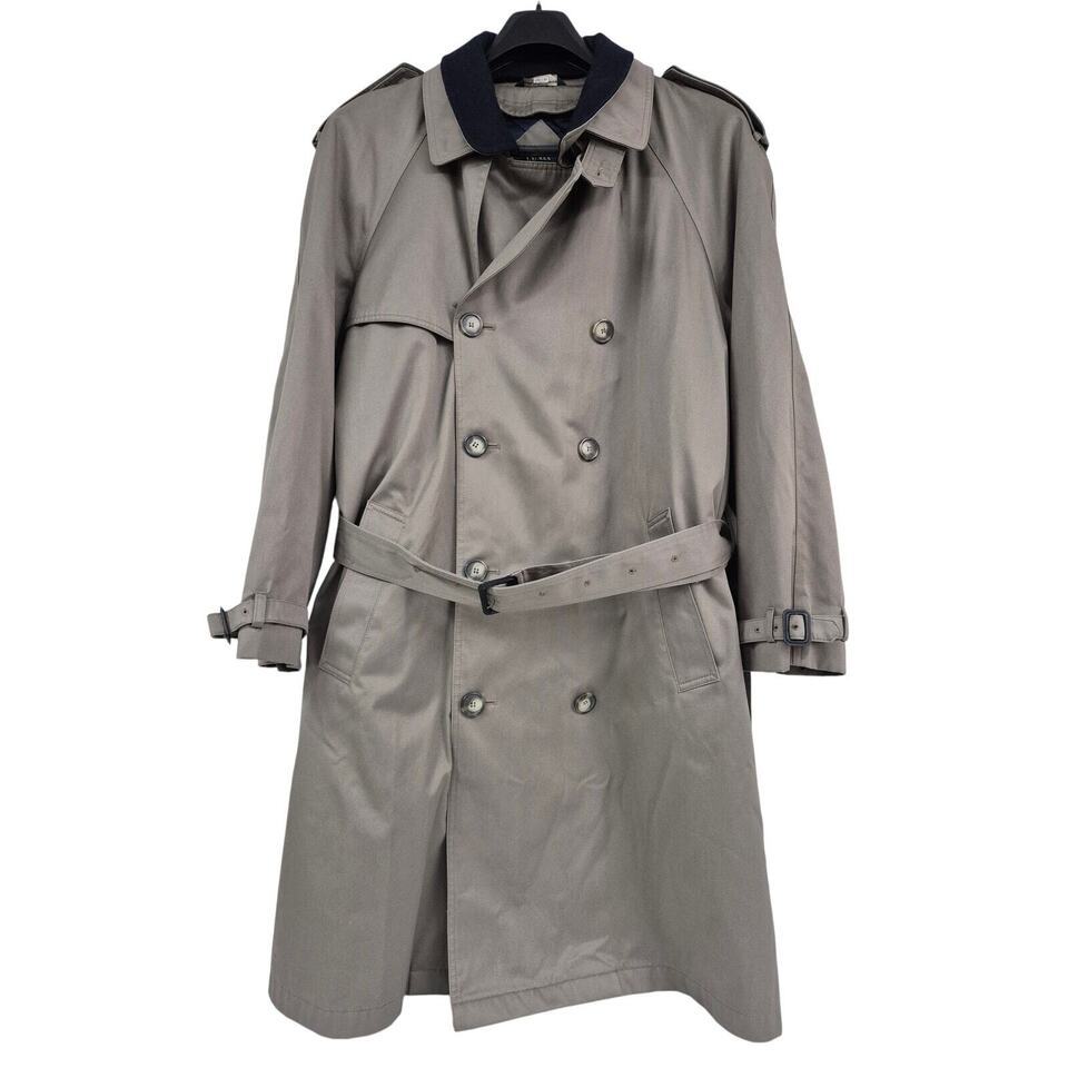 VTG LRL Lauren Ralph Lauren Khaki Trench Coat w/ Zip out Lining Sz 46L - $178.20