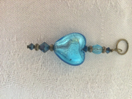 Murano glass heart pendant - $30.00