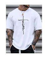 Cross Faith Men&#39;s 2XL casual tee shirt - White - $40.49 CAD