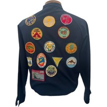 Girl Scouts USA Cadette Vintage 1960s 70s Patches Jacket Sears Men&#39;s Store L B2 - £55.70 GBP