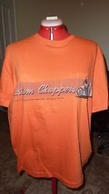 Custom Choppers XL T Shirt with the hot biker chic Motorcycle Orange - £15.81 GBP