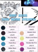 Ruby Kisses 24HR Eye Define Auto Eyeliner LAL01-LAL14 Choose Desired Color Liner - £2.19 GBP