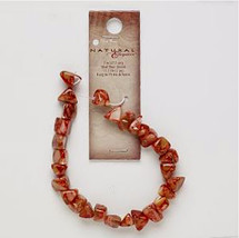 Dyed MOP and Resin Chip Beads Red Jasper, 1 7in Strand, 27, Blue Moon med large - £2.55 GBP