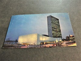 United Nations-Nations Unites -New York City, New York-Postmarked 1964 Postcard. - £4.73 GBP