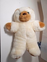 Great Smokey Mountain Plush Bear White Tan Stuffed Animal Toy 12 in Tall - $11.88