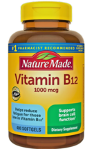 Nature Made Vitamin B12 1000mcg 400 Softgels Body Essential EXP 02/2026 - $27.09