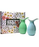 Set of 2 Celadon Small Bud Vase for Flowers Mini Vases for Decor, Green ... - $18.80