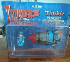 Rare New Thunderbird Tinibiz play set TB 1 Carlton Rocket 1999 Vintage - £30.85 GBP