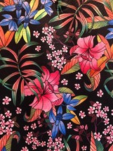 NWT GOTTEX Midnight Garden Black Golf Tennis Straight Tulip Hem Knit Skort S M image 2