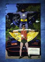 Adam West &amp; Burt Ward Hand Signed Autograph 11x17 Photo COA Batman - $300.00