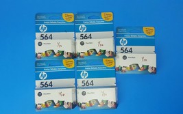 Hp 564 Photo Black Lot of 5 Ink Cartridge - £12.75 GBP