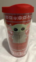 Star Wars Mandalorian The Child Red Holiday Sweater Tervis Tumbler 12 oz - £7.90 GBP