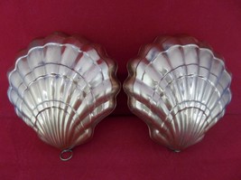 Vintage O.D.I. Solid Copper Wall Hanging Seashell Molds Made In Portugal - $25.00