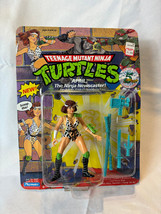1992 Playmates April The Ninja Newscaster Tmnt Action Figure Sealed Blister Pack - £39.06 GBP