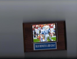 Brian Bosworth &amp; John Elway Plaque Seattle Seahawks Denver Broncos Football Nfl - £3.12 GBP