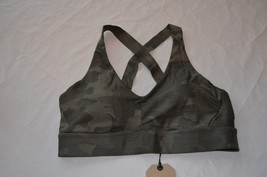 Prana Layna Bra Women&#39;s Ladies Sports Bra Size M medium 1963331 Sage Camo NWT - £24.62 GBP