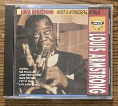 Louis Armstrong What A Wonderful World CD Jazz Time 1994 - £5.75 GBP