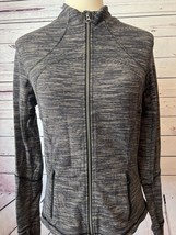 Lululemon Forme Cuffins Jacket 8 Womens Full zip front Define Flattering... - $49.12
