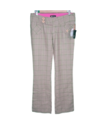 NEW Paul Frank Womans 26 Green Tan Multicolor Plaid Casual Pants NWT 2005 - £24.61 GBP
