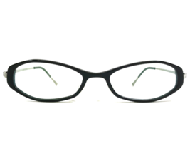 Lindberg Eyeglasses Frames 1114 AA56 Black Silver Rectangle Acetanium 50... - £171.10 GBP