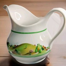 Italain Pitcher Rural Landscape  1980&#39;s  by Estee Lauder - $18.81