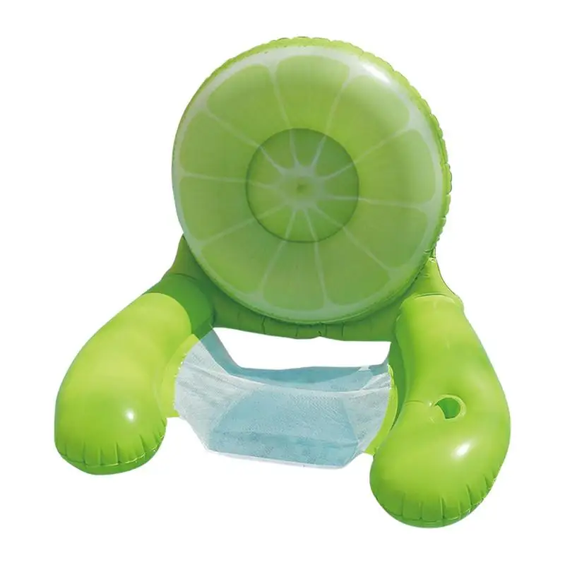 Pool Rafts Pool Floats Adult Inflatable Chair With Cup Holders Inflatabl... - $33.08+