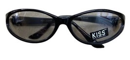 Kiss Womens Black Plastic Cat Eye Hand Polished Frames with Clear Lens  - £7.98 GBP