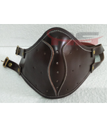 Maschera da motociclista in pelle gotica medievale alla moda. Motociclet... - $538.81 MXN