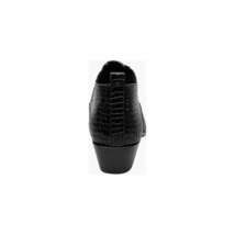 Stacy Adams Sandoval Cuban Heel Boot Croco print Black 25666-001 image 7