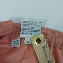 Kasper Women's Coral Rear Zipper & Slit Pull-On Skirt Size 14P Waist 32" image 5