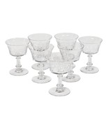 Fostoria Crystal Glass Champagne Sherbet Cups 5&quot; Tall Vintage Stemware S... - £33.56 GBP