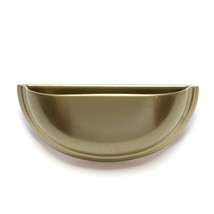 Vintage Cabinet Drawer Hardware Cup Pull Handle Brass Gold Tone - $2.94
