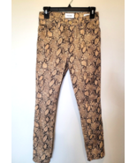 Frame Womens Le High Skinny Crop Snake Coated Python Print Jeans Size 26... - $396.29 MXN