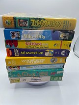 Lot of 8 VHS Kids Family Movies Cartoons Zoboomafoo Rugrats Dr Seuss Disney - £9.50 GBP